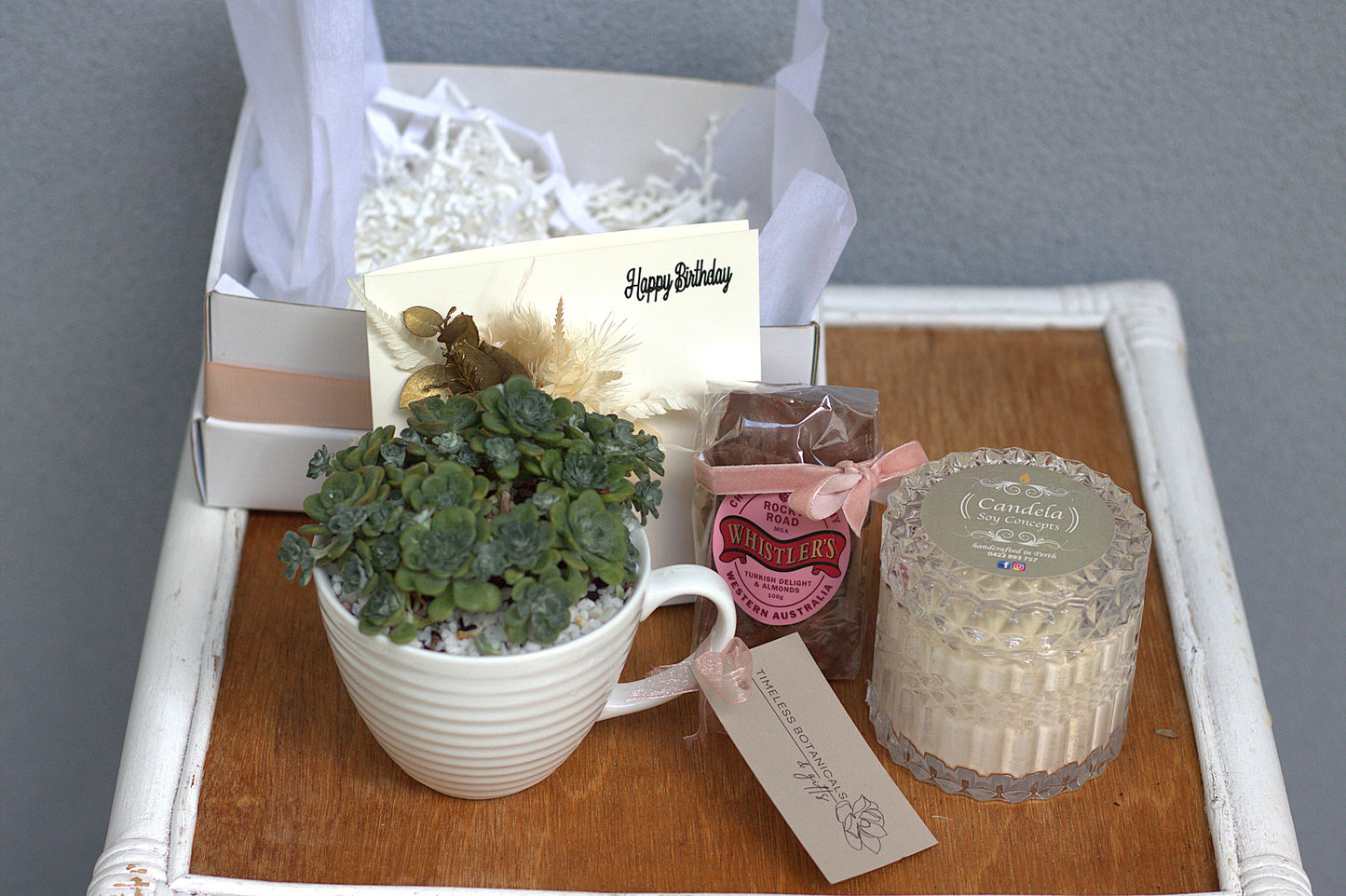 Succulent gift box