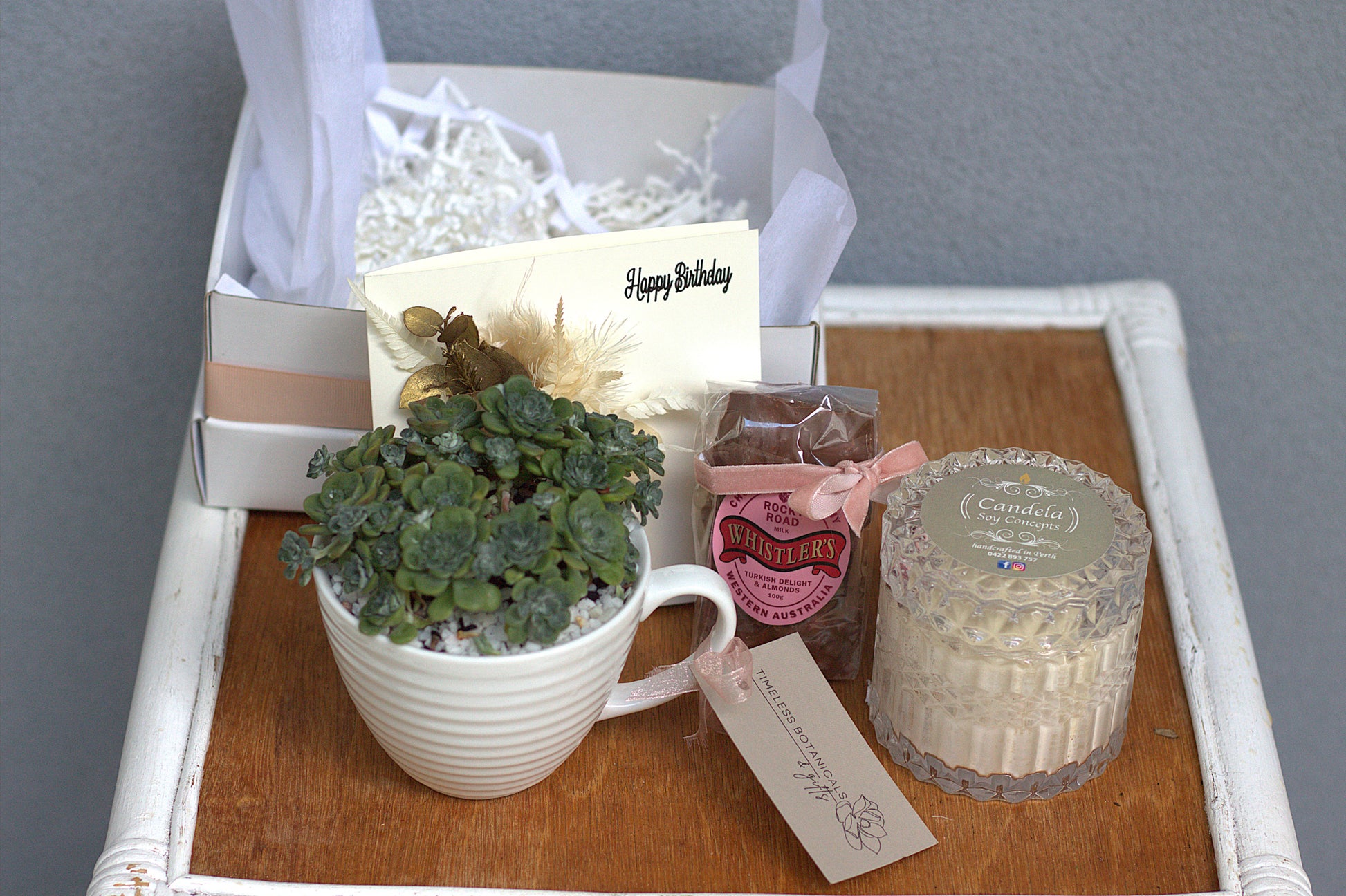 Succulent gift box